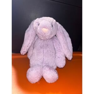 Jellycat Medium  Bashful Hyacinth Bunny Purple Lavender Plush  2022